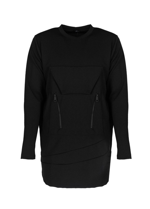 Bluza oversize La Haine Inside Us, cu gluga reglabila, 3 buzunare, viscoza/nylon/elastan, M