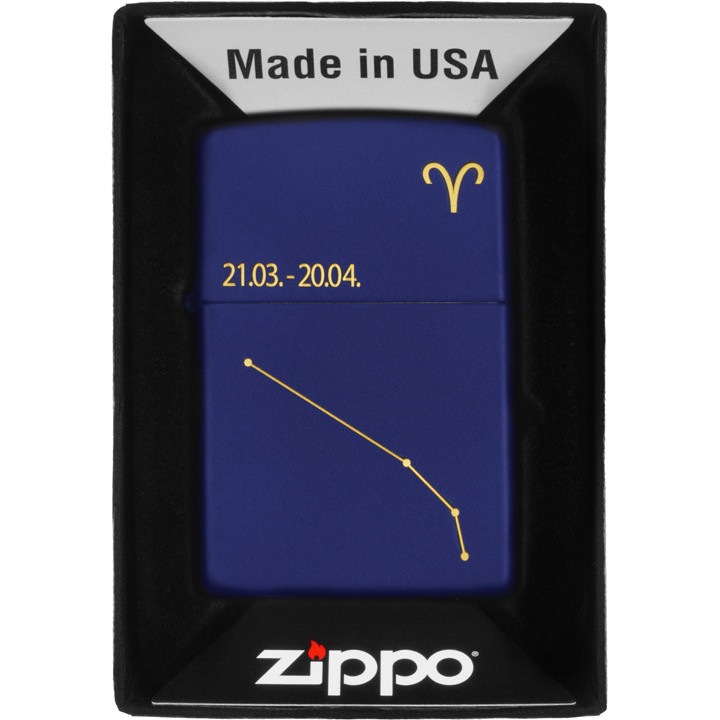 Zippo, bricheta, rezistenta la vant, in cutie cadou