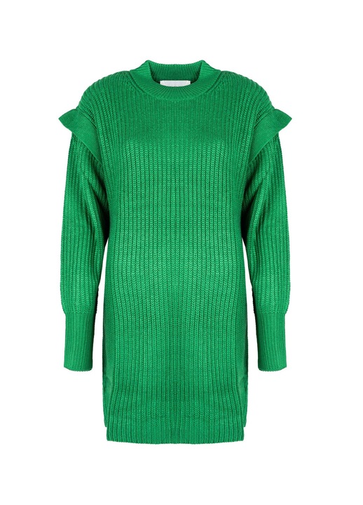 Rochie Silvian Heach PGA22120VE, Acril/Poliamida, Verde, S INTL