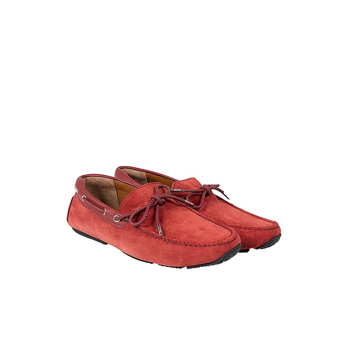 Mocasini dama 6231345, Bally, Piele naturala, Rosu, 40.5 EU