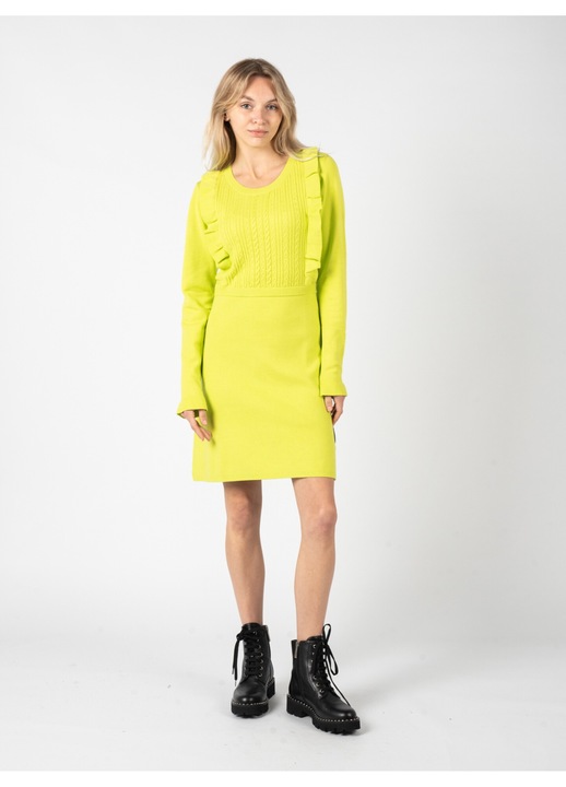 Rochie Silvian Heach Komane, PGA22121VE, viscoza, galben, S INTL