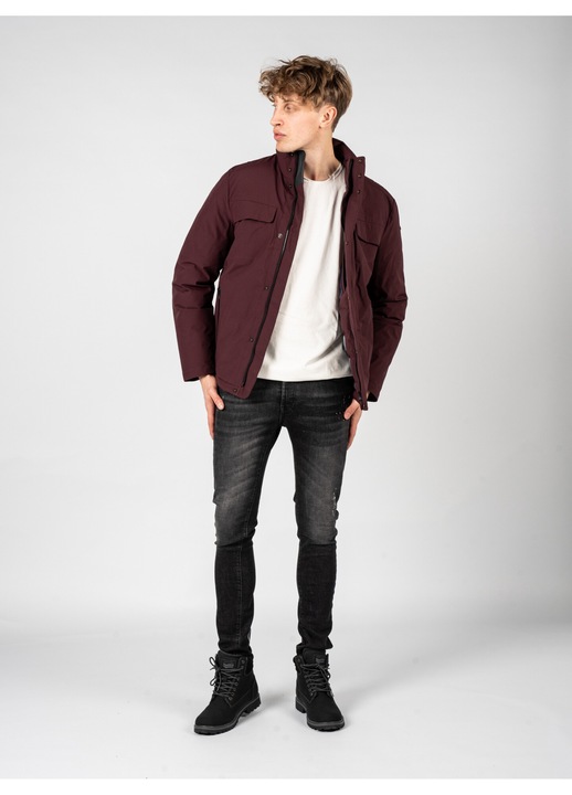 Geaca barbati Geox, Spherica, impermeabila, visiniu, poliester, 50 EU