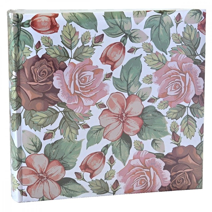 Album foto TRADAG, BROWN FLOWERS, 200 poze 10x15, 23,5x22cm, legatura cusuta