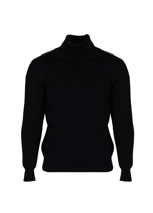 Pulover barbati Les Hommes, lana, negru, L INTL