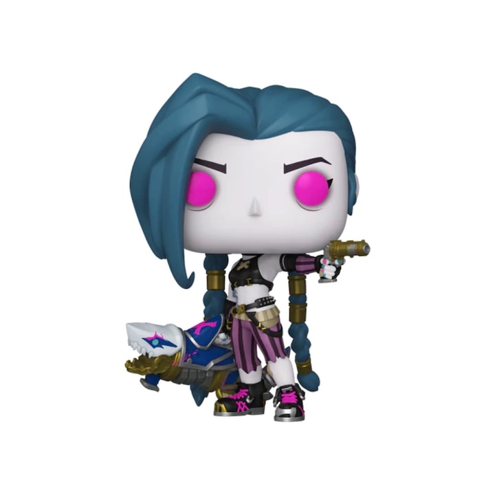Figura Funko Pop TV, Arcane LoL, S1, Jinx, 10 cm