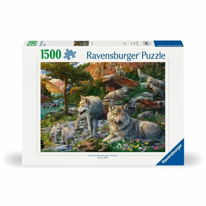 Ravensburger 1500 db puzzle - Farkasok tavasszal (12000719)