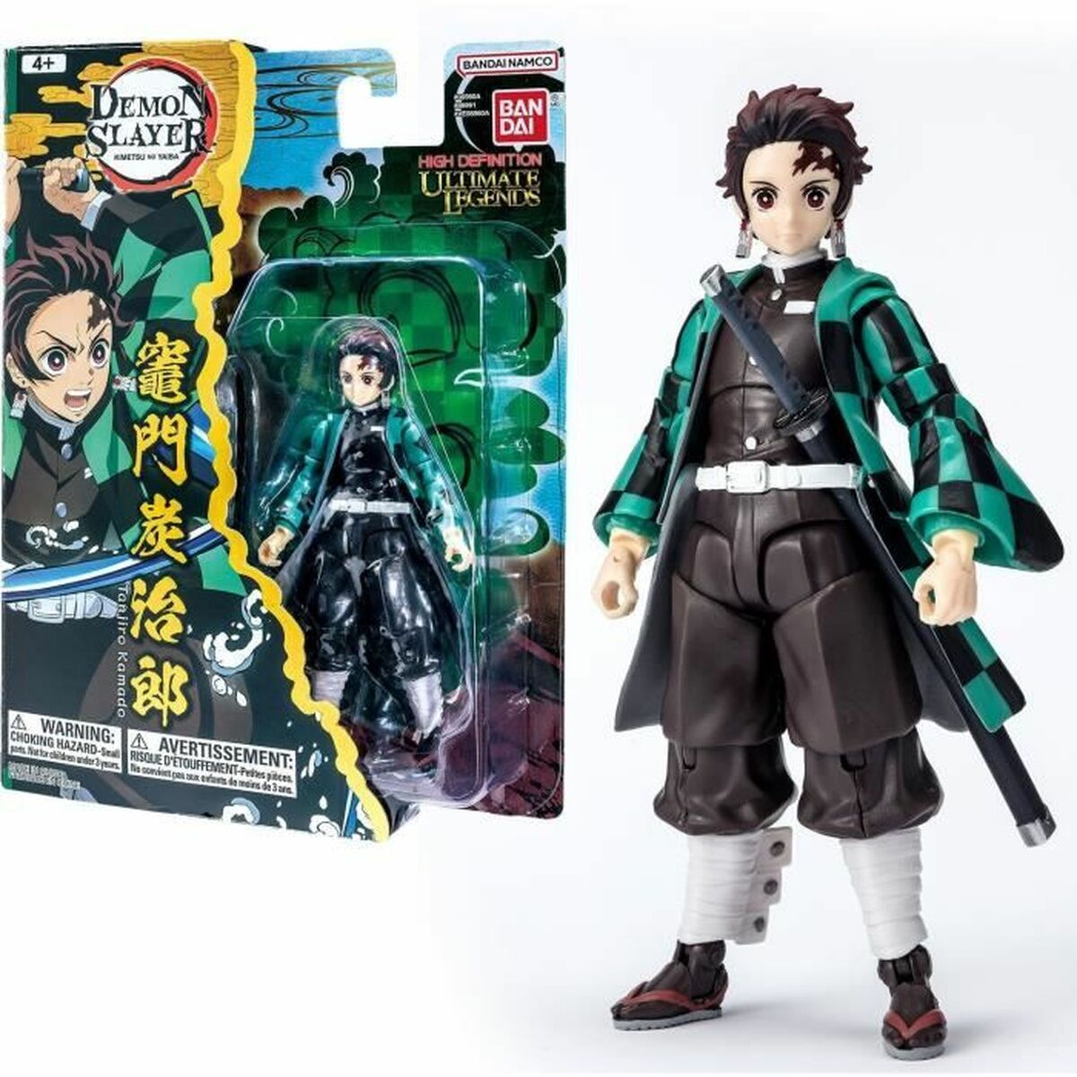Figura imbinata Bandai Demon Slayer Tanjiro Kamado, multicolor