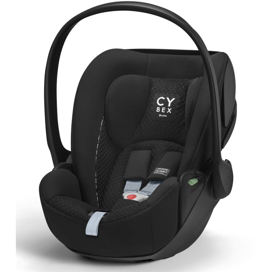 Scaun auto copii, Cybex Cloud T i-Size, negru, 45-87 cm, suport