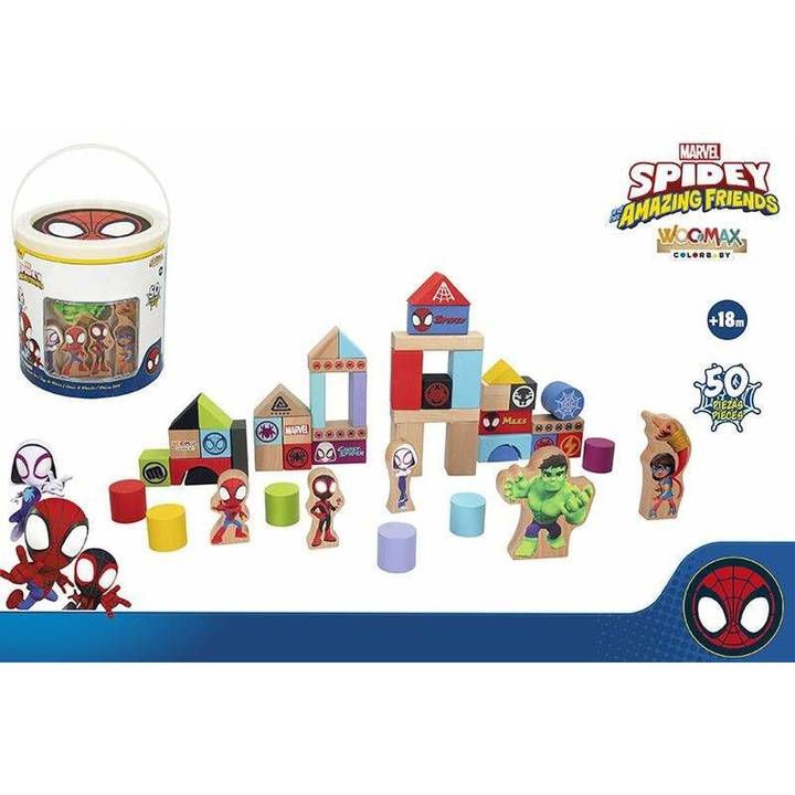 Pókember: Csodálatos Barátok Fa Puzzle, 50 darabos, 18 hónapos kortól