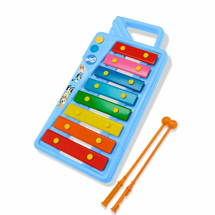 Bluey Xylophone, Műanyag, gyerekeknek, 3 év+, kék