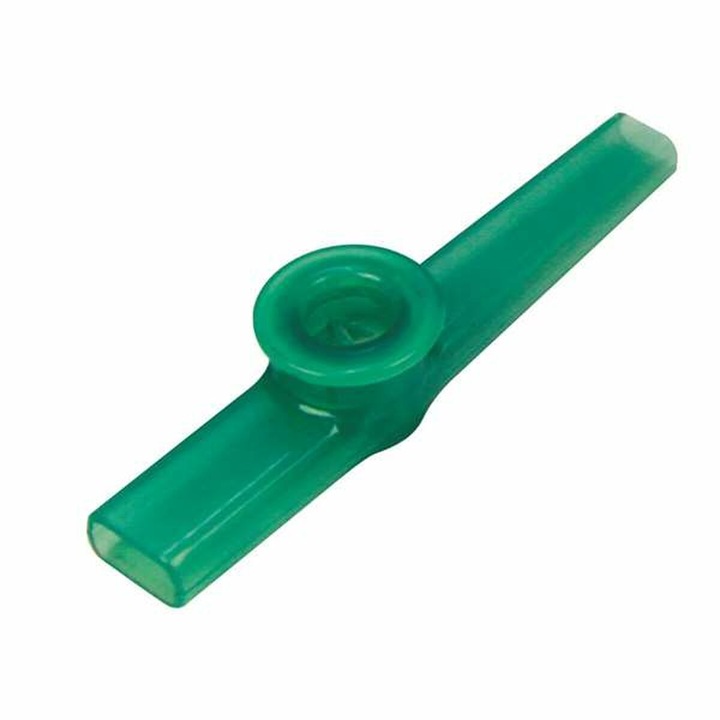 Instrument muzical de jucarie Reig Kazoo, verde, plastic, pentru copii peste 3 ani