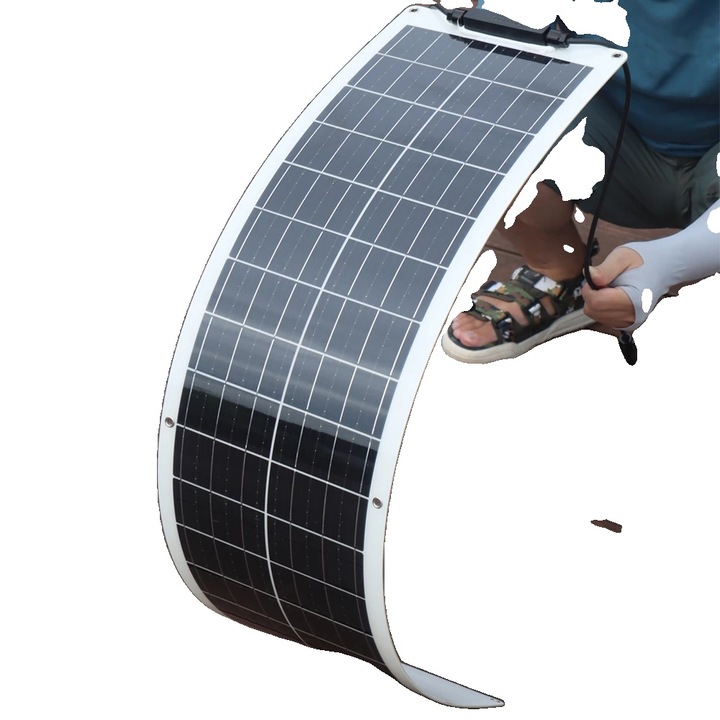 Panou solar flexibil, 50W, dimensiuni 1025x250mm, design semi-flexibil, greutate 1.72kg