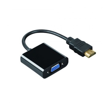 Convertor HDMI la VGA, negru, fara audio , REGAL,calitate Full HD, 15cm plus cablu micro usb Convertor HDMI la VGA, negru, fara audio , REGAL,calitate Full HD, 15cm plus cablu micro usb