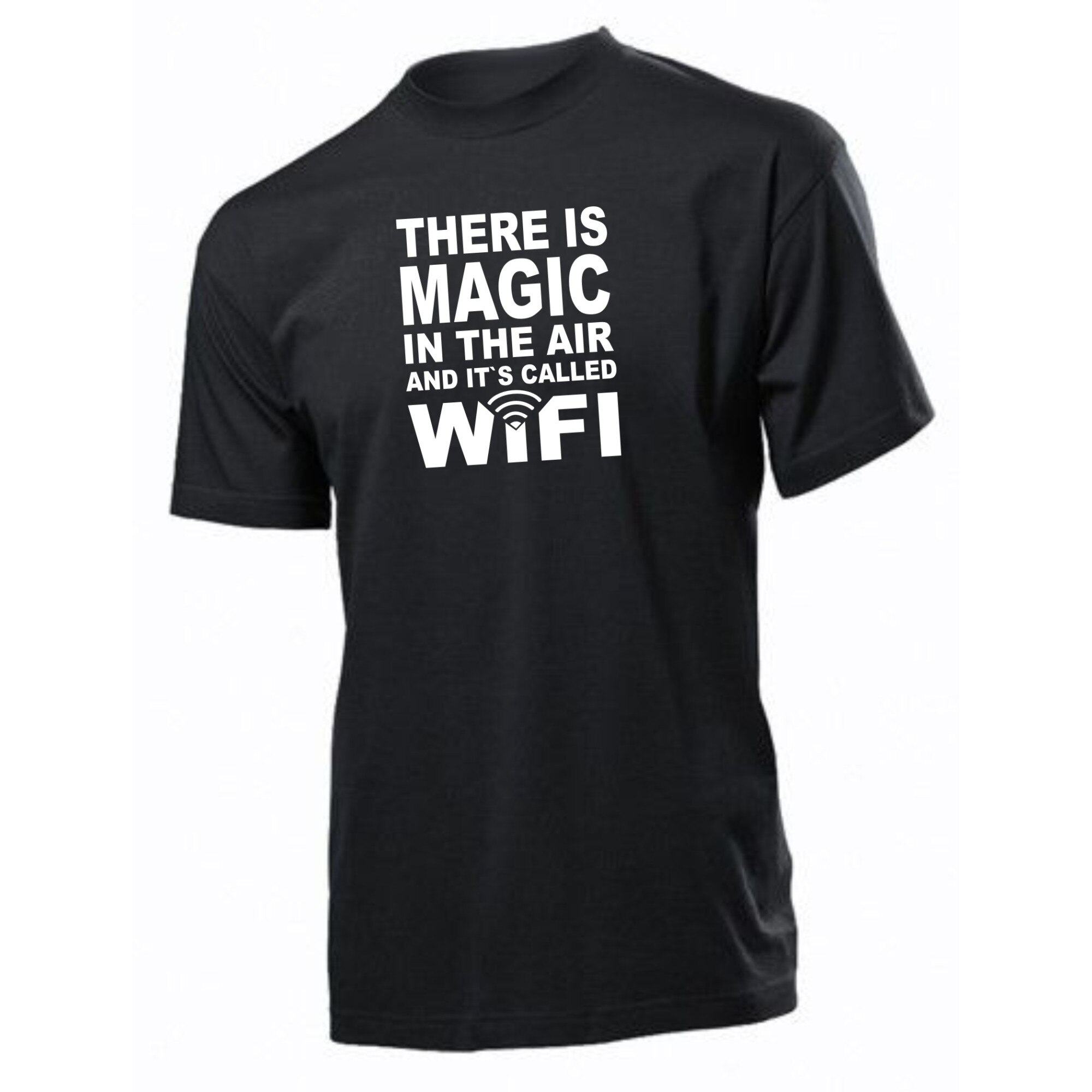 Tricou personalizat, bumbac, Stedman, negru, marime L, personalizare 