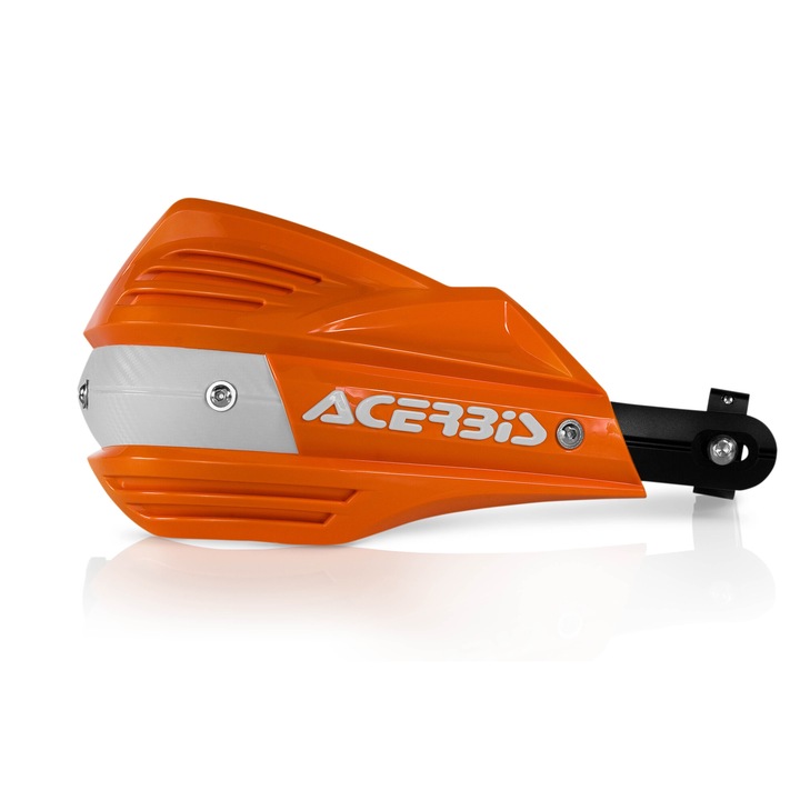 Acerbis X-Factor tartós motocross motorkerékpár kézvédő készlet markolatkészlettel narancssárga/fekete