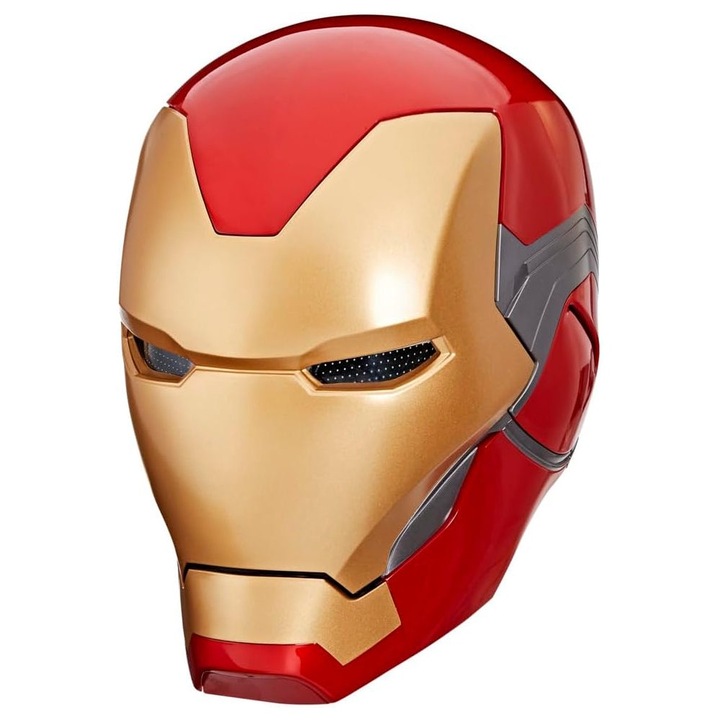 Реплика Hasbro, Marvel Legends Series, Iron Man, Premium Electronic Helmet, 24 x 35 x 26 cm, Многоцветен