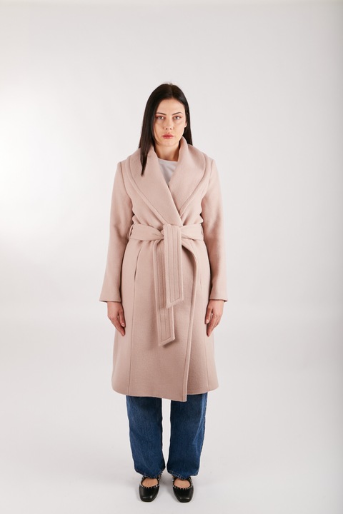 Palton de dama Palton James - Nud, Nude
