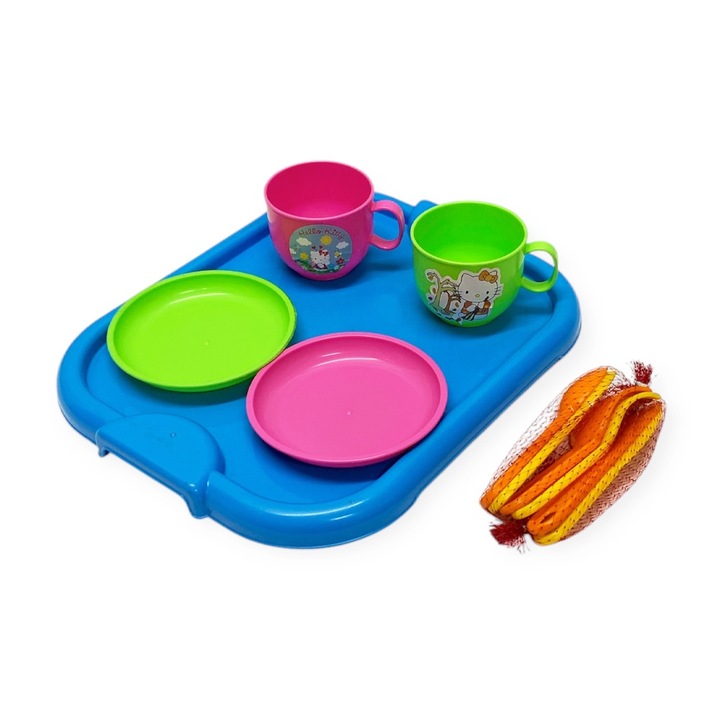 Set Accesorii bucatarie, Chippo, 11 piese, 30 x 25 cm, Multicolor