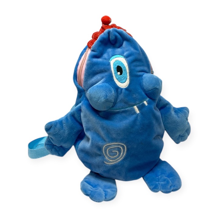 Плюшена раница за деца Chippo #222-462-A, Във формата на извънземно чудовище, 44 см, Син