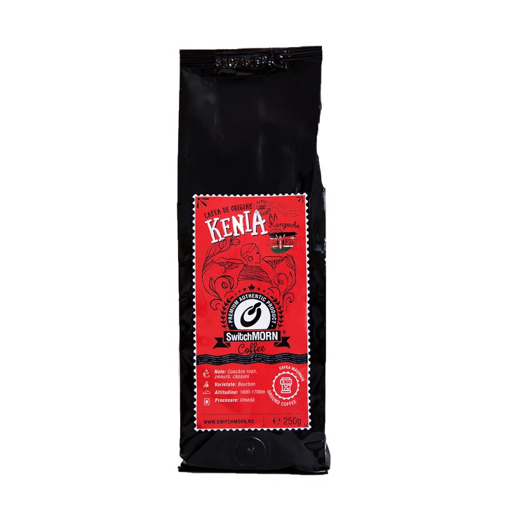 Cafea Macinata Switchmorn de Origine Kenia, 250 g