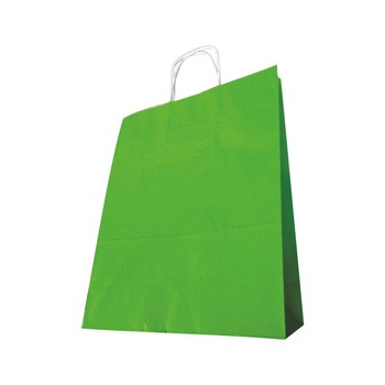 Punga cadou hartie 25 x 11 x 31, verde , set 10 bucati Punga cadou hartie 25 x 11 x 31, verde , set 10 bucati