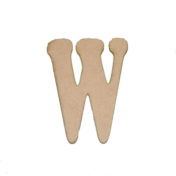 Litera W Mdf 120x100x3 mm Litera W Mdf 120x100x3 mm