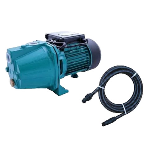Kit pentru irigat, pompa de apa autoamorsanta APC JY 100A(A) 1100W + furtun de aspirare 7 m