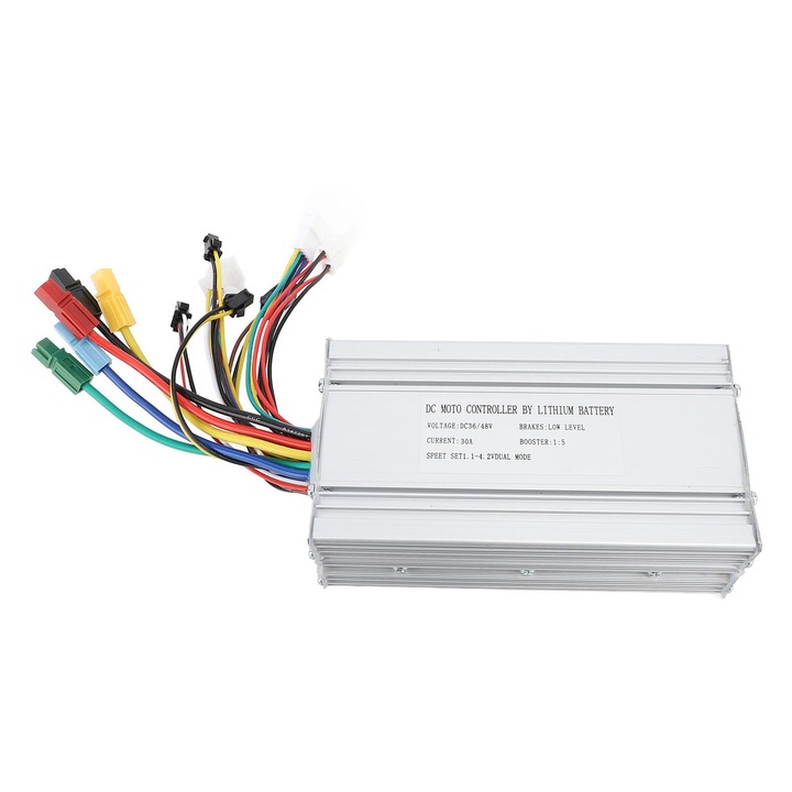Kefe nélküli vezérlő 1000W, longziming, alumínium, 36V/48V, 30A, elektromos kerékpárokhoz