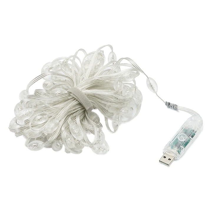 Banda LED inteligenta 2W/m 5V cu telecomanda cu control muzical, bluetooth, aplicatie USB, 10m RGB+IC IP68 Breckner Germany