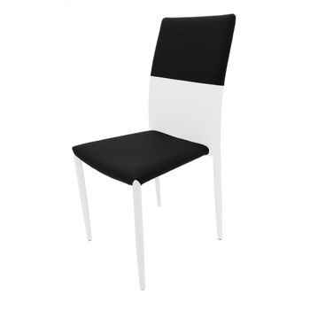 Scaun bucatarie CB, S-89 Negru/Alb Scaun bucatarie CB, S-89 Negru/Alb