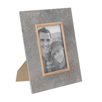 Rama foto, cadru MDF gri, 10 x 15 cm Rama foto, cadru MDF gri, 10 x 15 cm