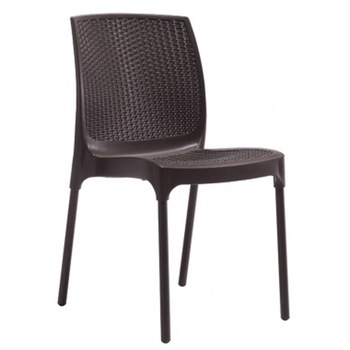 Scaun gradina,terasa SUNNY RATTAN polipropilen/fibra sticla culoare cafea D56xH84xW45xSH45cm Scaun gradina,terasa SUNNY RATTAN polipropilen/fibra sticla culoare cafea D56xH84xW45xSH45cm