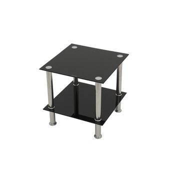 Masa cafea din sticla, CB, MC-86, 44,5 X 44,5 X 45,5 cm Masa cafea din sticla, CB, MC-86, 44,5 X 44,5 X 45,5 cm