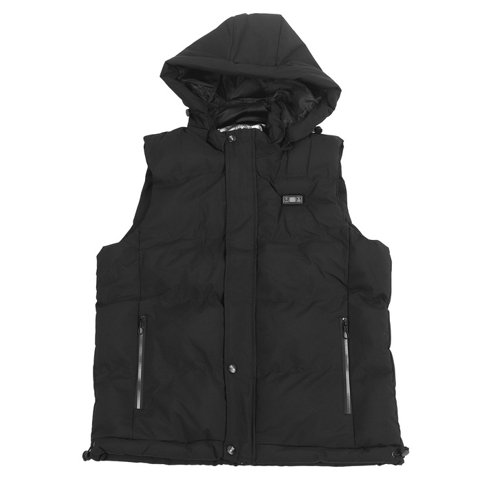 Vesta electrica incalzita 3 trepte 15 zone de incalzire Ecran de afisare a temperaturii Pastrati caldura Vesta termica USB pentru iarna