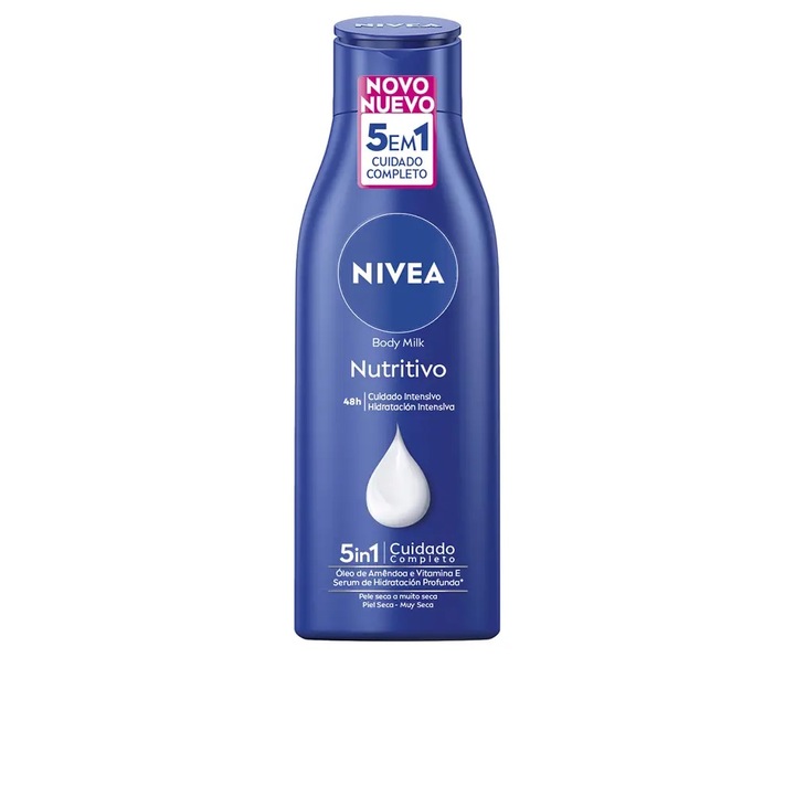 Hidratáló testápoló száraz bőrre, Nivea Nutritivo, 250 ml