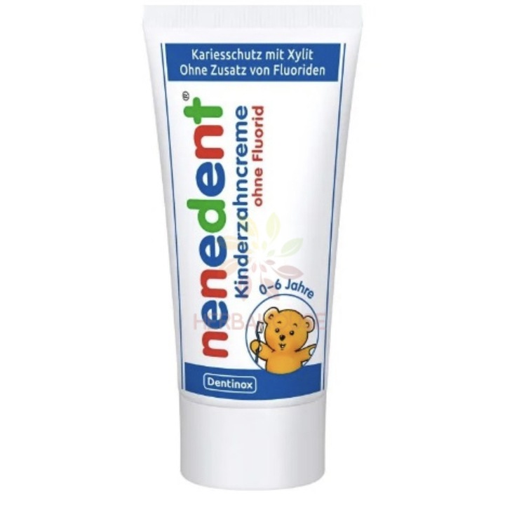 Паста за зъби без флуор за деца, съвместима с хомеопатия 50 мл, Ненедент