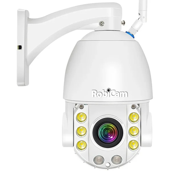RobiCam, X36, Камера с оптичен 36x zoom, ICSEE PTZ, WiFi, Карта памет, 360 градуса, Водоусойчива, Метален удароустойчив корпус