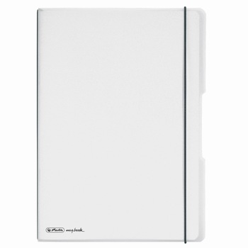 Caiet Herlitz MyBook Flex, logo negru, A4, 40 file, dictando, coperta PP, transparent Caiet Herlitz MyBook Flex, logo negru, A4, 40 file, dictando, coperta PP, transparent