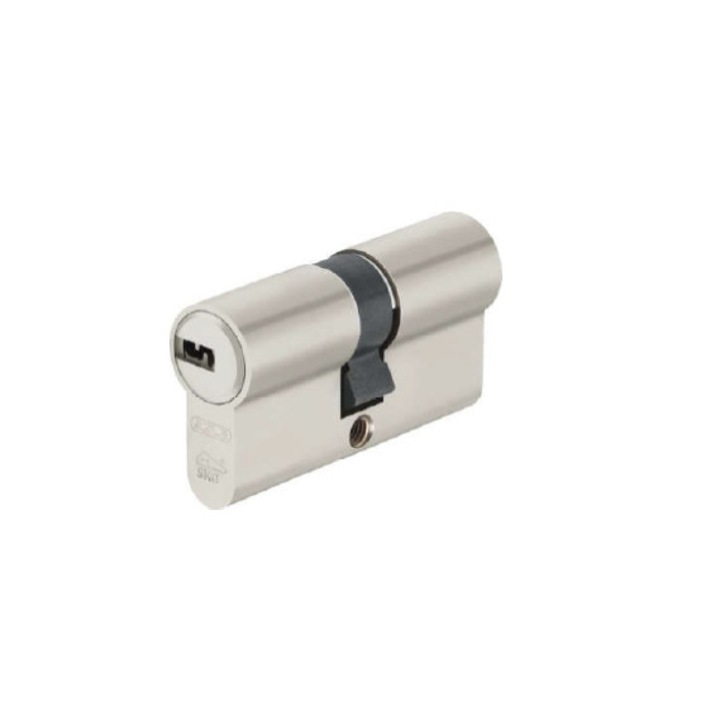 Cilindru ABUS D10 NP 40x40 mm, protectie anti-gaurire, card Code, functie antipanica, 5 chei incluse, 10 pini pe 2 randuri diferite