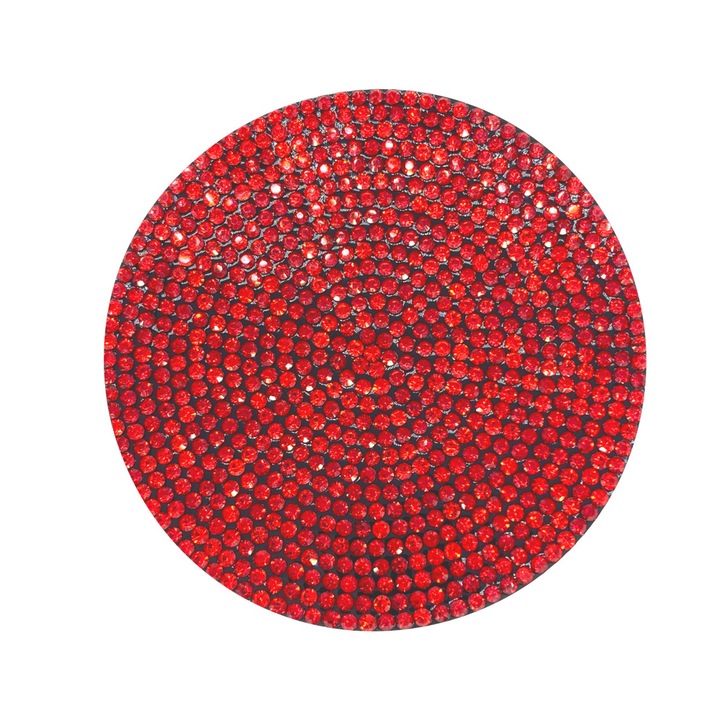 Suporturi bauturi, design cu diamante, alb, material silicon, set - eMAG.ro