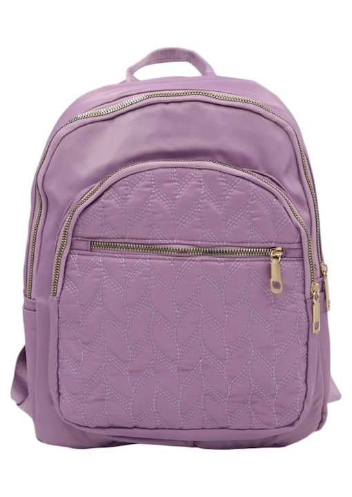 Női hátizsák tartós textil anyagból, állítható pántokkal, R2276, lila