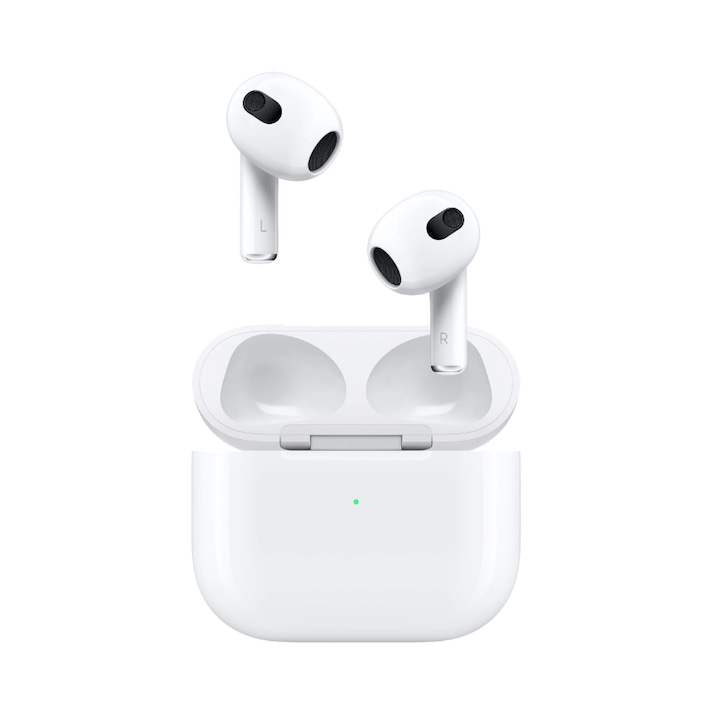 Безжични слушалки, подходящи за Apple AirPods 3, бели