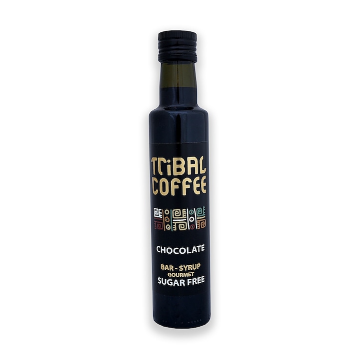 Sirop Cafea, Tribal Coffee, Ciocolata fara zahar, 250ml