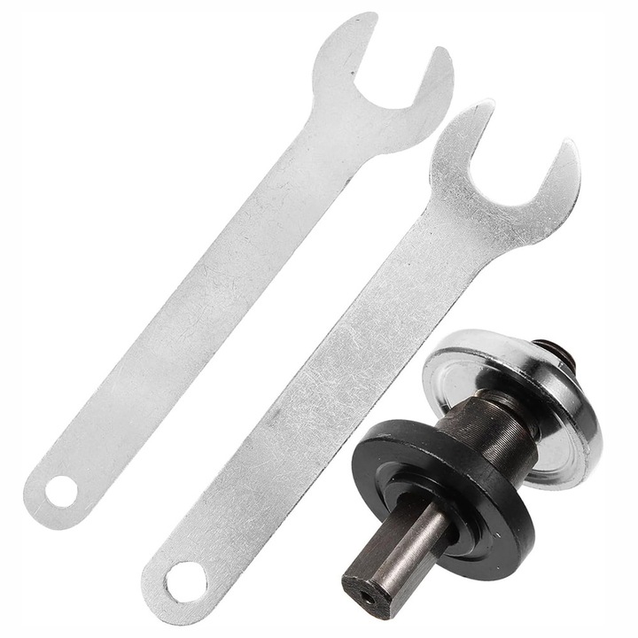 Set Adaptor universal 5 piese, Autocise, cu tija si cheie mica, pentru burghiu diamantat burghiu de beton, 10mm, argintiu