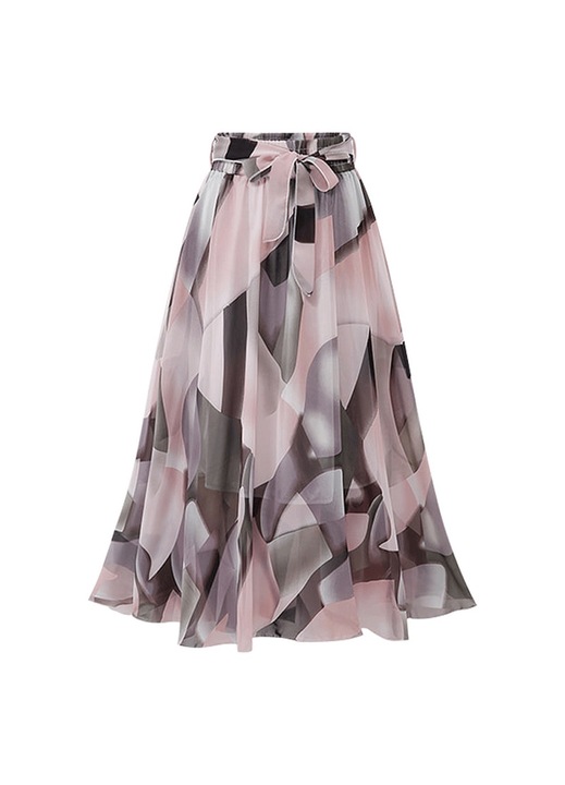 Hosszú strandszoknya, BGHYHYHI, Textil, Rózsaszín