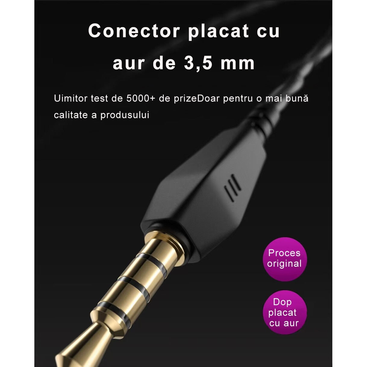 Casti Edifier, cu fir, intraauriculare - butoni, pentru smartphone，3.5mm, telecomanda pentru apeluri/volum，1.2 m，sunet HiFi, alb