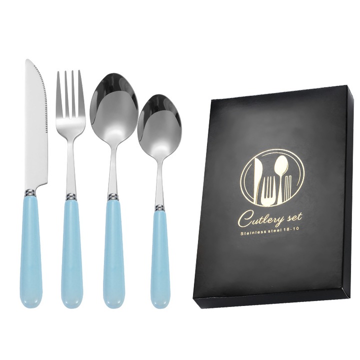 Set tacamuri ceramice, albastru