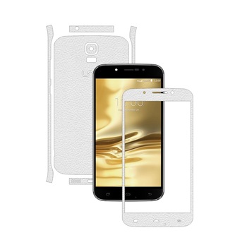 Folie de protectie Carbon Skinz, Husa de tip Skin Adeziv pentru Carcasa, Piele Alba dedicata Umi Rome, Rome X Folie de protectie Carbon Skinz, Husa de tip Skin Adeziv pentru Carcasa, Piele Alba dedicata Umi Rome, Rome X