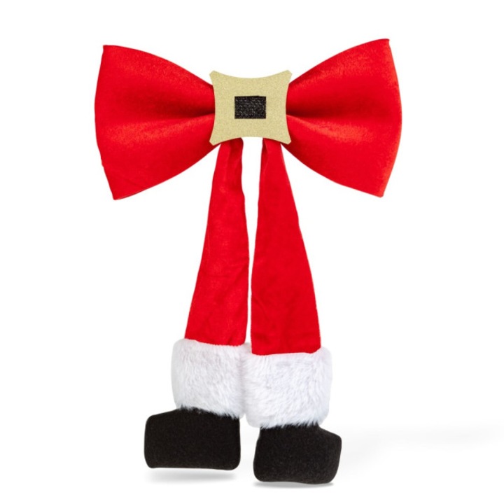 Funda decorativă ToolFix, roșie aprinsă, cu cataramă aurie, 25x40cm