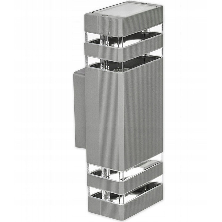 Аплик LED MasterLED, 2x GU10, IP54, RAL 7035, 310x110x105mm